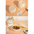 Biodegradable Round Tableware Eco-friendly Disposable Biodegradable corn starch Bowl Manufactory